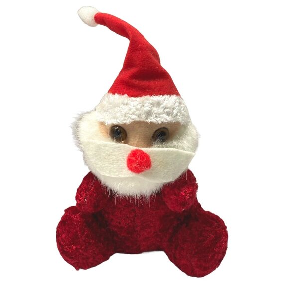 Vintage Santa Claus Plush Christmas Toy Stocking Stuffer Flomo Friends Forever - Picture 9 of 9